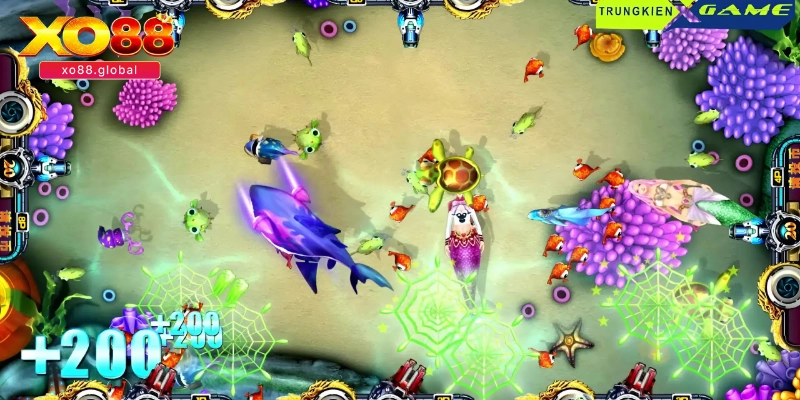 Tiên nữ bắn cá Với Đồ Họa Đa Màu Sắc Cực Thu Hút Người Chơi 1 Tham gia chơi bắn cá được đông đảo anh em yêu thích